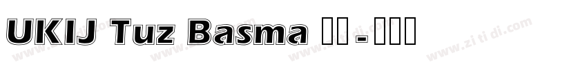 UKIJ Tuz Basma 常规字体转换